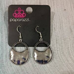 Paparazzi Chic Silver Dangle Earrings